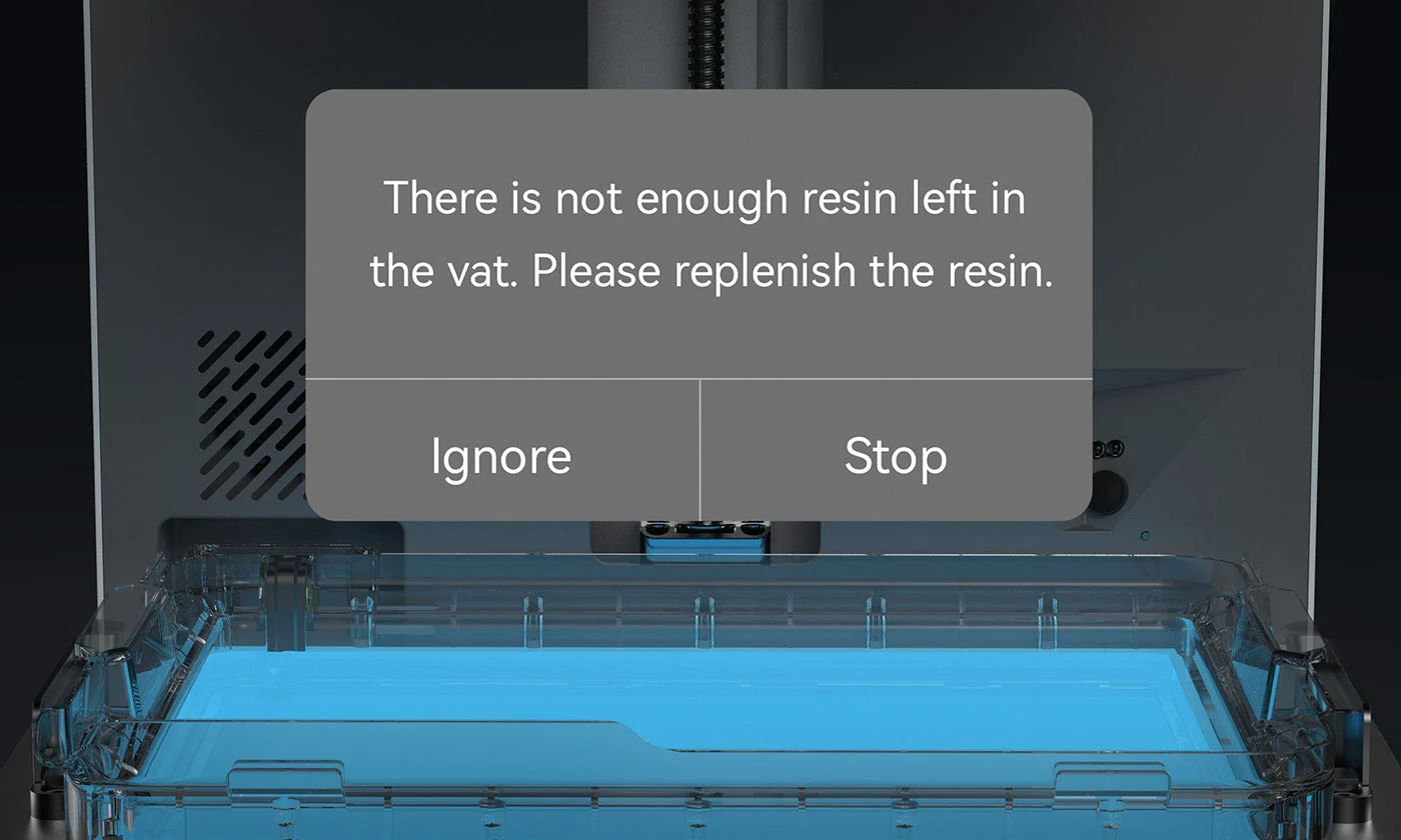 Resin Level Inspection
