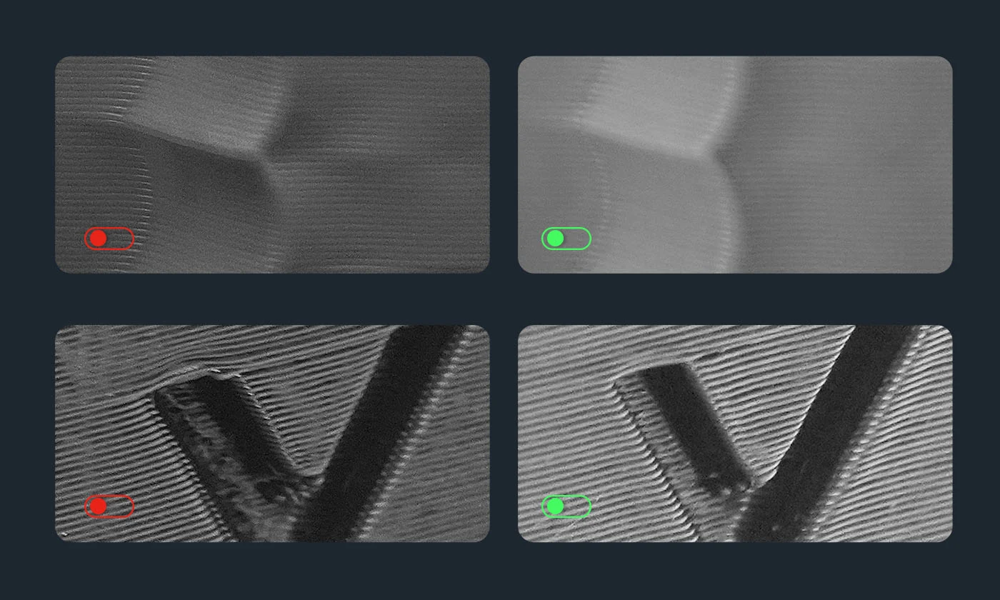 One-Click Resonance Compensation + Dynamic